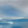 Art Print on canvas Shining Sea by Charro Mercedes Lopez Abstract Impressionism artwork
