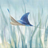 Art Print on canvas Undersea Ray by Nai Danhui Animals Post-Impressionism artwork