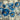 Art Print on canvas Aquamarine Floral by Vassileva Silvia Floral other artwork