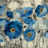 Art Print on canvas Aquamarine Floral by Vassileva Silvia Floral other artwork