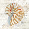 Art Print on canvas La Mer III Sand Map by Tillmon Avery Coastal Post-Impressionism artwork