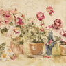 Art Print on canvas Potted Roses I by Blum Cheri Floral Impressionism artwork