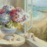 Art Print on canvas Coastal Hydrangea by Nai Danhui Coastal Impressionism artwork