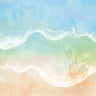 Art Print on canvas Ocean Breeze VII by June Dina Abstract Minimalism artwork