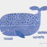 Art Print on canvas Whale by Kucwaj-Tybur Kasia Animals Post-Impressionism artwork