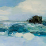 Art Print on canvas Waves at Midmorning by Purinton Julia Abstract Post-Impressionism artwork