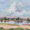 Art Print on canvas River View by Vassileva Silvia Coastal Post-Impressionism artwork