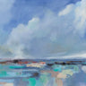 Art Print on canvas Nantucket Light by Vassileva Silvia Coastal Post-Impressionism artwork