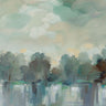 Art Print on canvas Indigo Haze by Vassileva Silvia Landscape Post-Impressionism artwork