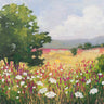 Art Print on canvas Blooming Horizon by Purinton Julia Floral Post-Impressionism artwork