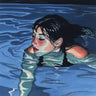 Art Print on canvas Swimming in Evening Glow by Birch Kate Jarvik Food Renaissance artwork