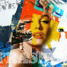 Feeling at Home Marilyn II photography canvas art print by Baker Micha, featuring a vibrant portrait on textured canvas.