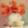 European canvas art print featuring vibrant poppies by Haenraets Willem, titled Lovely Poppies II, on a decorative wall display