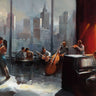 European canvas art print titled "Room with a View" by Haenraets Willem, featuring a scenic interior view in soft colors.