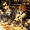 Humor-themed video game canvas art print by Alvez A. Perez, featuring vibrant gaming-inspired illustrations, by Feeling at Home.