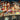 Humor canvas art print titled "Party on the Roof" by Alvez A. Perez, featuring vibrant colors and playful rooftop scene.