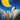 Landscape canvas art print titled "Sotto una grande luna gialla" by Larotonda Donato, featuring a vibrant night scene with a large yellow moon.