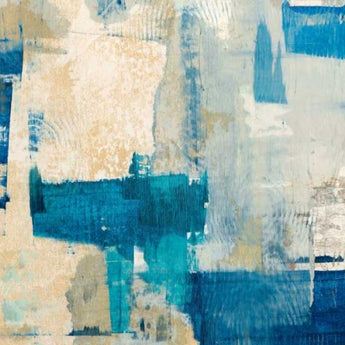 Canvas Art Print Rhapsody in Blue Abstract subject by Munson Anne Fine Art Print quality 