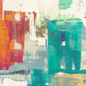 Abstract canvas art print titled "Paused Events" by Munson Anne, featuring vibrant, modern artwork suitable for home decor.