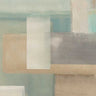Azure abstract canvas art print by Corrado Italo, featuring vibrant blue and white brushstrokes on textured canvas.