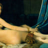 Traditional canvas art print of Jean-Auguste-Dominique Ingres' Grande Odalisque by Feeling at Home, showcasing classical artwork.