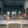 Traditional canvas art print of Leonardo da Vinci's The Last Supper by Feeling at Home, showcasing detailed religious artwork.