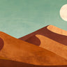 Art Print on canvas Dunes of Tranquillity by Sayaka Miko Landscape Post-Impressionism artwork
