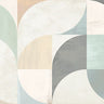 Abstract canvas art print titled "Washed Sophistication" by Nava Sandro, featuring soft, muted colors and textured brushstrokes.