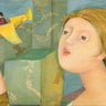 Feeling at home non ti scordar di me figurative canvas art print by Petrillo Rossana showing vibrant floral and botanical design.