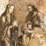 Religion canvas art print of Nativity scene by G. Antonio Bazzi, featuring detailed religious imagery, by Feeling at Home.