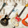 Art Print on canvas Rock n Roll Wall by Hill Steven Music Post-Impressionism artwork