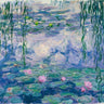 Waterlilies landscape art print by Monet, featuring vibrant water lilies on canvas, from Feeling at Home.