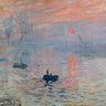 Art Print on canvas Impression au soleil levant by Monet Claude Landscape Post-Impressionism artwork