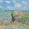 Art Print on canvas Cliff Walk at Pourville by Monet Claude Landscape Post-Impressionism artwork