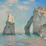 Art Print on canvas The Cliffs at Etretat by Monet Claude Landscape Post-Impressionism artwork
