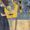 Feeling at Home Gustav Klimt art print featuring a figurative canvas artwork by Klimt, showcasing intricate design and vibrant colors.