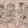 Samurai figurative canvas art print by Hokusai Katsushika, featuring traditional Japanese warrior design, suitable for home decor.