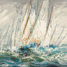 Art Print on canvas Dacqua e di vento by Florio Luigi Landscape Post-Impressionism artwork