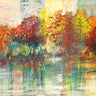 Art Print on canvas Central Park Reflections (detail) by Florio Luigi Landscape Other artwork