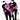 Soft Protest figurative canvas art print by Masterfunk Collective, featuring vibrant colors and abstract human figures.