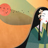 Contemporary canvas art print titled "Wish of Good Fortune" by Miko Sayaka, featuring vibrant, abstract design in a modern style.