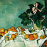 Art Print on canvas Apples and Primroses by Cezanne Paul Landscape Post-Impressionism artwork