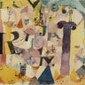 Abstract canvas art print featuring ancient ruins design by Klee Paul, from the Feeling at Home collection.