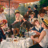 Art Print on canvas Luncheon of the Boating Party by Renoir Pierre-Auguste Landscape Post-Impressionism artwork
