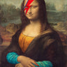 Humor-themed canvas art print titled "Glam Lisa" by Hill Steven, featuring vibrant colors and a humorous design, by Feeling at Home.