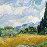 Art Print on canvas Wheat Field with Cypresses by Van Gogh Vincent Landscape other artwork