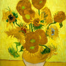 Art Print on canvas Zonnebloemen by Van Gogh Vincent Landscape Post-Impressionism artwork