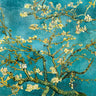 Vincent van Gogh Mandorlo in fiore floral canvas art print by Feeling at Home, showcasing blooming almond branches and vibrant colors.