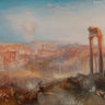 Art Print on canvas Modern Rome, Campo Vaccino by Turner William Landscape Realism artwork