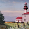 Coastal canvas art print of Lighthouse Point by Grant Kay, featuring vibrant seascape scene, from Feeling at Home collection.